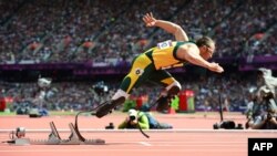 Оскар Писторуис 400 метрге чуркоодо. Лондон Олимпиадасы, 4.08.2012