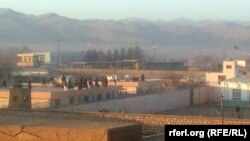 Prisoners during hunger strike in a Faryab province jail.
