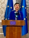 European Union Enlargement Commissioner Marta Kos, Montenegro 16 January 2025.