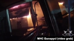 Кадр зь відэа Міністэрства ў надзвычайных сытуацыях