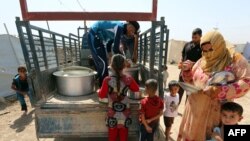 Ramadidən qaçan iraqlılar