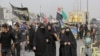 Shi'ite pilgrims march to Karbala for the Arbaeen festival (file photo)