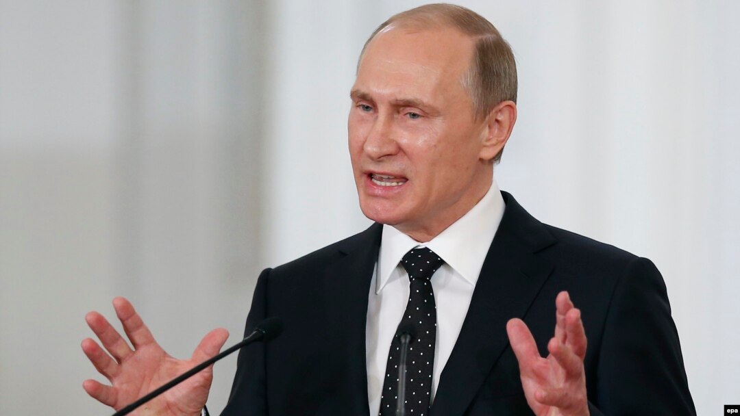Володимир Путін виступає на церемонії з нагоди Дня Росії, 15 червня 2015 року