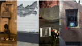 Народные мемориалы памяти жертв Днепра: в Краснодаре, Ставрополе, Владикавказе и Новороссийске (слева направо)