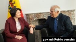 Întrevederea prim-ministrei Natalia Gavrilița cu Înaltul Reprezentant al UE pentru Afaceri Externe și Politica de Securitate, vicepreședinte al Comisiei Europene, Josep Borrell, 7 februarie 2023