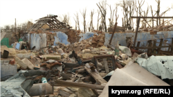 Село Благодатное, Николаевская область. Разрушенная ферма семьи Зверишиных. Январь 2023 года