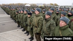 Мобилизованные на войну против Украины, Россия. Иллюстративная фотография