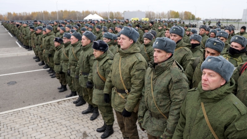 Россия: мобилизованные из Белгородской области отказались выполнять приказы