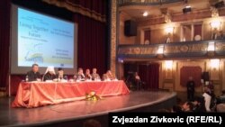 Sa jedne od panel-diskusija u Sarajevu, 10. septembar 2012.