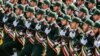 IRAN -- In this file photo taken on September 22, 2018 shows members of Iran's Revolutionary Guards Corps (IRGC) marching during the annual military parade which marking the anniversary of the outbreak of the devastating 1980-1988 war with Saddam Hussein'