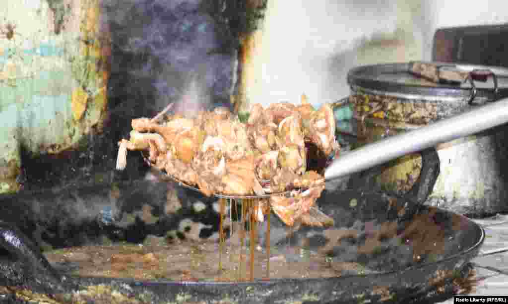 A stew at a market in Kabul