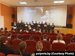 На прэм’еры ў Карэлічах — выхаванцы патрыятычнага клюбу «Праўнукі Перамогі»