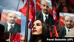 La a 151-a aniversare a lui Lenin, 22 aprilie 2021, Moscova.