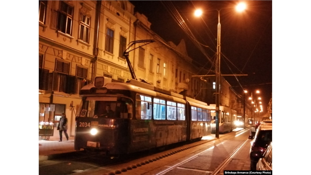 Tramvaiul 8 blocat de Monoran și grupul său în 16 decembrie 1989 a revenit în stația „Maria” în 2019 la aniversarea a 30 de ani de la Revoluție.