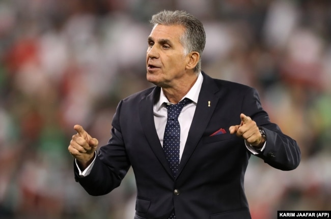 The team's veteran Portuguese coach, Carlos Queiroz, has vowed that Iran will "not go to Russia as tourists."