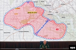 Брифінг в Міноборони Росії на тему бойових дій в Сирії, 18 січня 2017 року