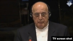 Former Bosnian Serb commander Ljubisa Beara at The Hague