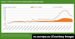 Raportul arată decesele în exces din toamna lui 2020