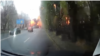 Explozie masivă în orașul Dnipro. Stop-cadru dintr-un video postat pe Facebook de președintele Volodimir Zelenski pe 17 noiembrie 2022.