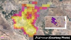 توده متان بر فراز تهران