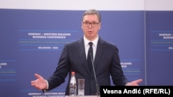 Președintele Serbiei, Aleksandar Vučić 