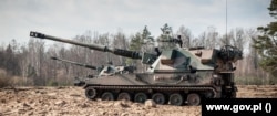 Польская самаходная артылерыйская ўстаноўка Krab