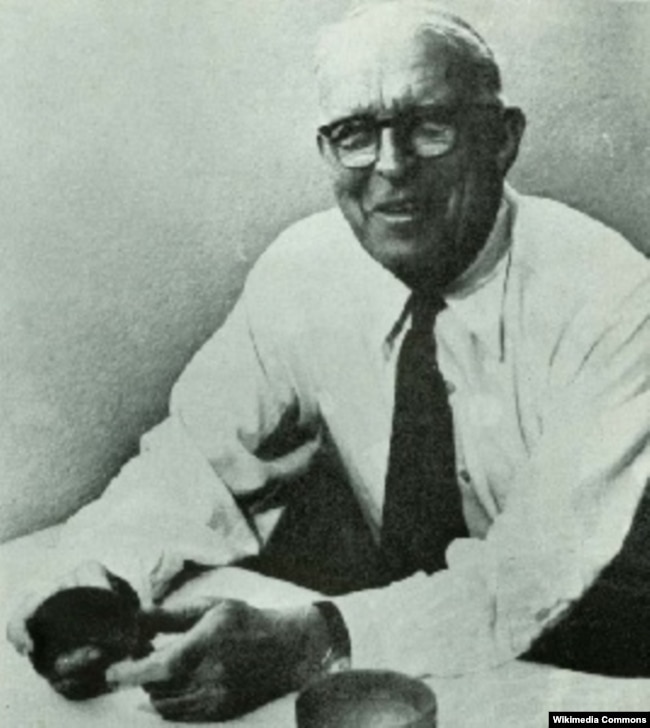 Britanski naučnik J. Eric S. Thompson (1898-1975), koji je decenijama dominirao studijama Maja. Bio je žestoki kritičar Knorozovljeve sugestije da glifovi Maja imaju fonetsku komponentu, čime je mnoge naučnike obeshrabrio da tu ideju shvate ozbiljno.