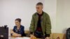 Kazakh soldier Mark Zlunyaev in court in Almaty on November 16.