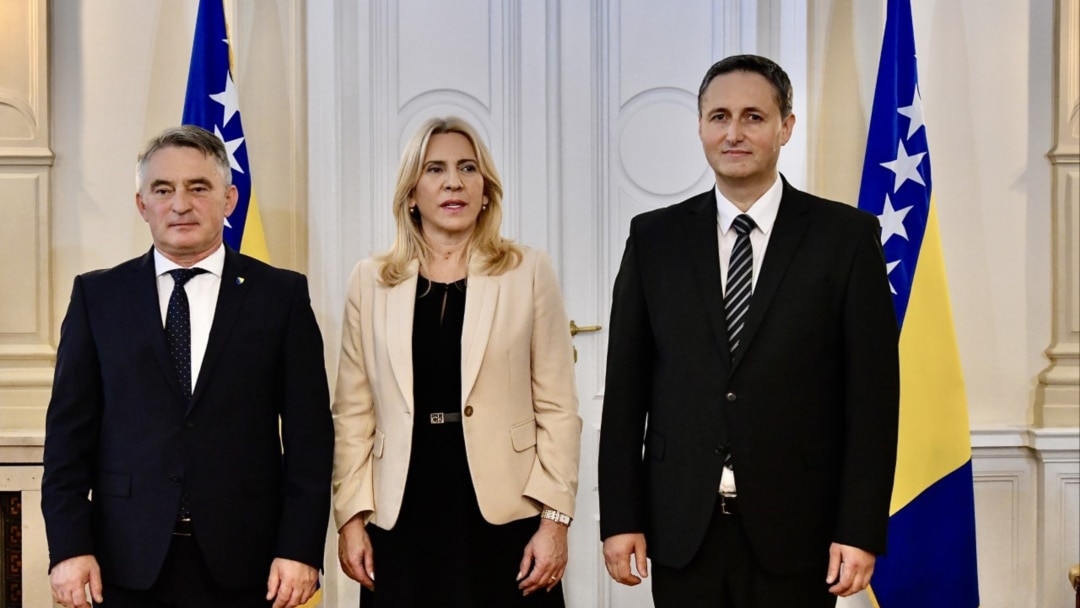 Komšić, Cvijanović i Bećirović preuzeli dužnost u Predsjedništvu BiH