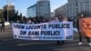 Manifestație organizată în București, pe 12 noiembrie 2022, de conștientizare a drepturilor pe care le au chiriașii, chiar și cei fără contract, și de apel la construirea de locuințe sociale publice.