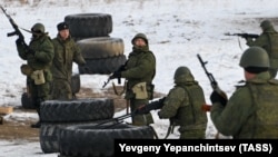 Российские военнослужащие, призванные в рамках мобилизации, на полигонах Восточного военного округа, РФ