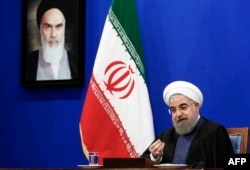 Iranian President Hassan Rohani in Tehran on April 10.