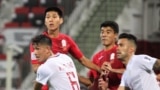 UAE - Football match Kyrgyzstan and the Philippines. Asian Cup, Dubai, United Arab Emirates, January 16, 2019