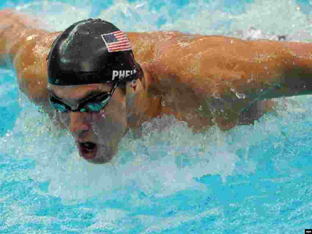 U.S.swimmer Michael Phelps becomes the most successful Olympian in history. - Michael Phelps of the U.S. butterflys to become the most successful Olympian in history during his world record breaking win in 1 52.03 in the mens 200m butterfly final at the 2008 Olympics, Beijing, 13 August 2008