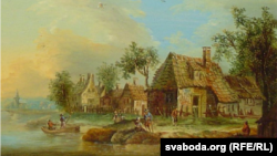 Хрысьціян Георг Шуц ІІ, «Вёска над рэчкай» (1791)