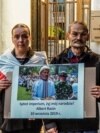 Poland -- Warsaw -- belarussian, buryat and tatar activists went on rally in memory of udmurt scientist Albert Razin -- 10Sep2022 