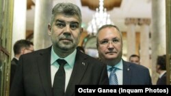 Marcel Ciolacu și Nicolae Ciucă, liderii PSD și PNL, au reușit să mențină colaborarea între cele două partide și se pregătesc de rocadă în mai 2023. Imagine din 8 septembrie 2022