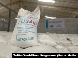 Перша партія зерна з України, закуплена USAID, прибула до Ефіопії. Фото Всесвітньої продовольчої програми ООН. 7 вересня 2022 року