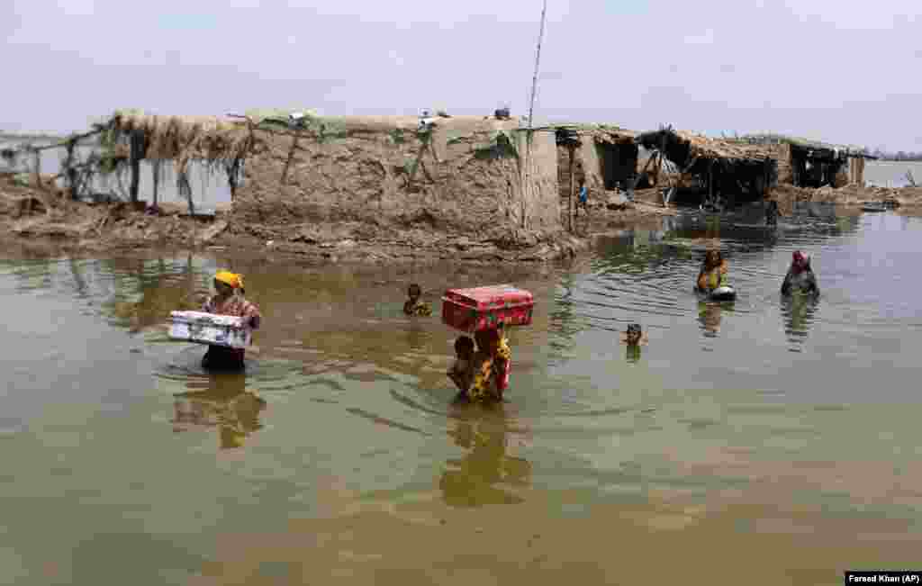 Water from the lake has already inundated dozens of nearby villages, forcing hundreds of families to flee their homes.&nbsp;Pakistan&nbsp;has received nearly 190 percent more rain than the 30-year average in July and August, with Sindh getting 466 percent more rain than the average.
