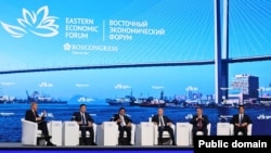 Russia - Russian President Vladimir Putin and several foreign leaders attend an economic forum in Vladivostok, September 7, 2022.