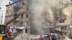 В Харькове в результате ракетного удара разрушен жилой дом