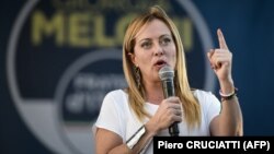 Џорџа Мелони, лидерка на националистичка партија Браќа на Италија