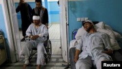 Աֆղանստան - Պայթյունից տուժածներին բուժօգնություն է ցուցաբերվում, Քաբուլ, 5-ը սեպտեմբերի, 2022թ.