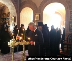 Принц Чарльз у Гефсиманському православному жіночому монастирі в Єрусалимі