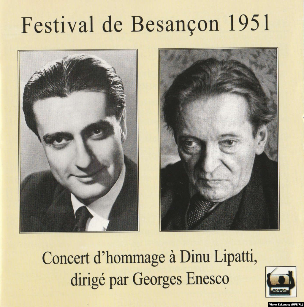 Înregistrarea concertului omagial de la Besançon, la un an după dispariția lui Dinu Lipatti, sub bagheta lui George Enescu și avîndu-i ca soliști pe Madeleine Lipatti și Bela Siki (Tahra, Franța)