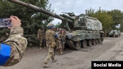 Armament rusesc capturat de ucraineni în timpul contraofensivei