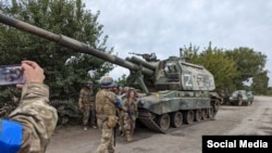 تانک روسی رهاشده در اوکراین