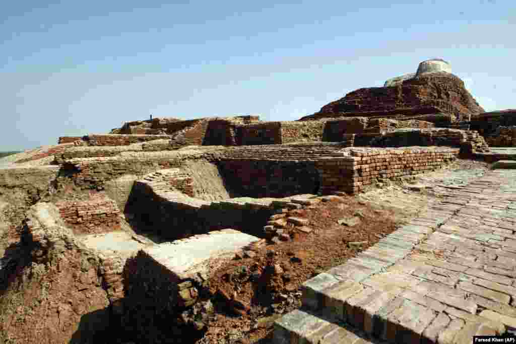 The site&rsquo;s landmark &quot;Buddhist stupa,&quot; a large hemispherical structure associated with worship, meditation, and burial, remains intact, Abbasi said. But the downpours have damaged some outer walls and also larger walls separating individual rooms or chambers. Repair work under the supervision of archaeologists has started.