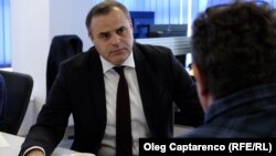 Șeful Moldovagaz, Vadim Ceban, în timpul unui interviu în biroul Europei Libere din Chișinău, pe 6 septembrie, 2022
