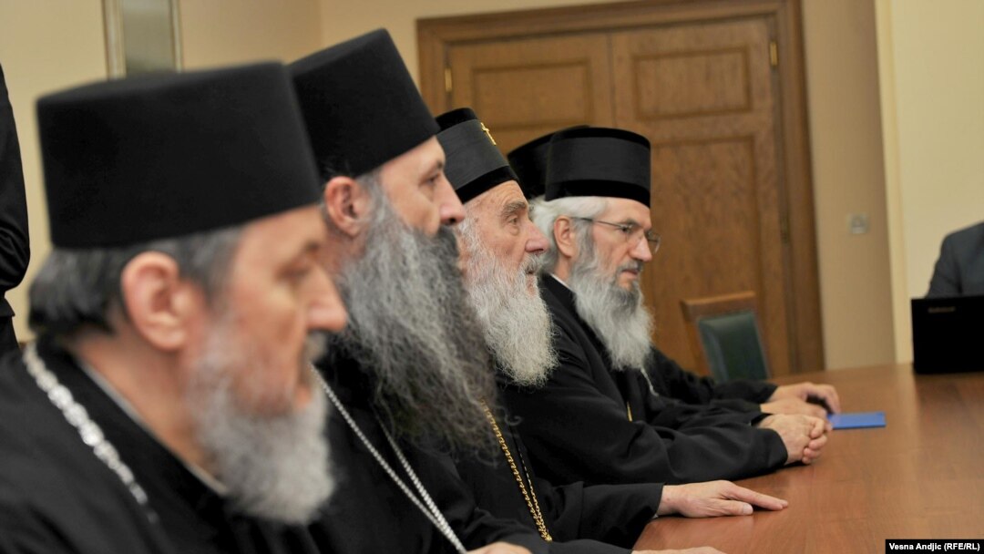 Patriarh Irinej na sastanku kod premijera Srbije 